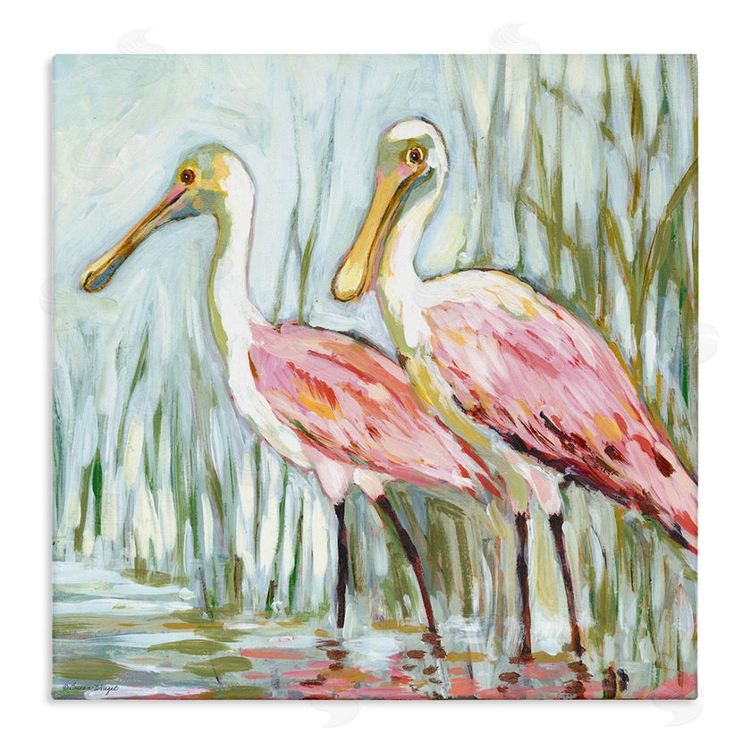Susan Winget | Spoonbill Birds Pair