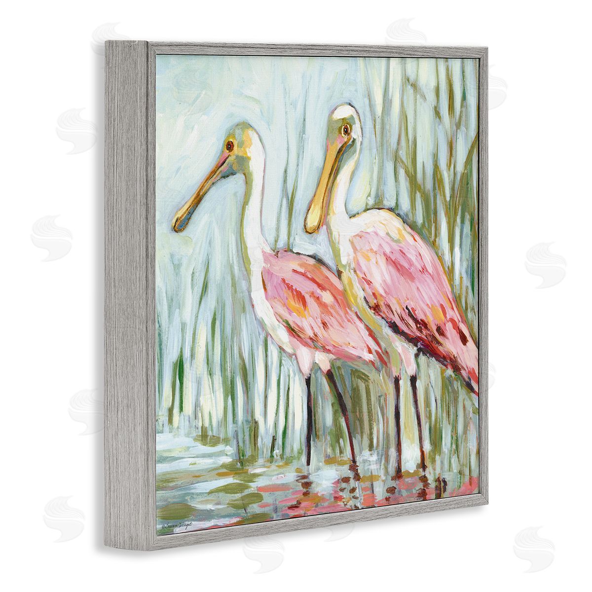 Susan Winget | Spoonbill Birds Pair