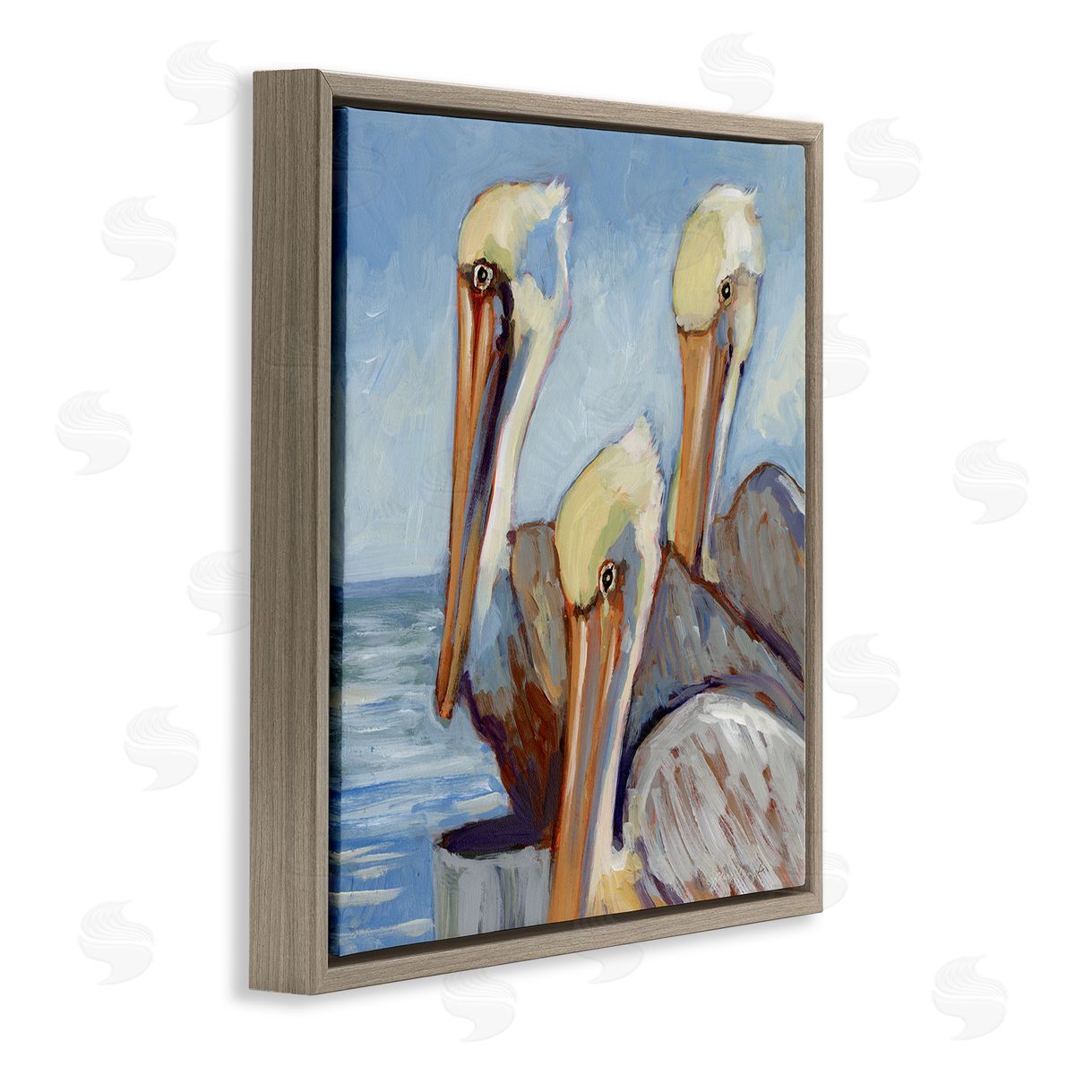 Susan Winget | Nautical Pelican Trio