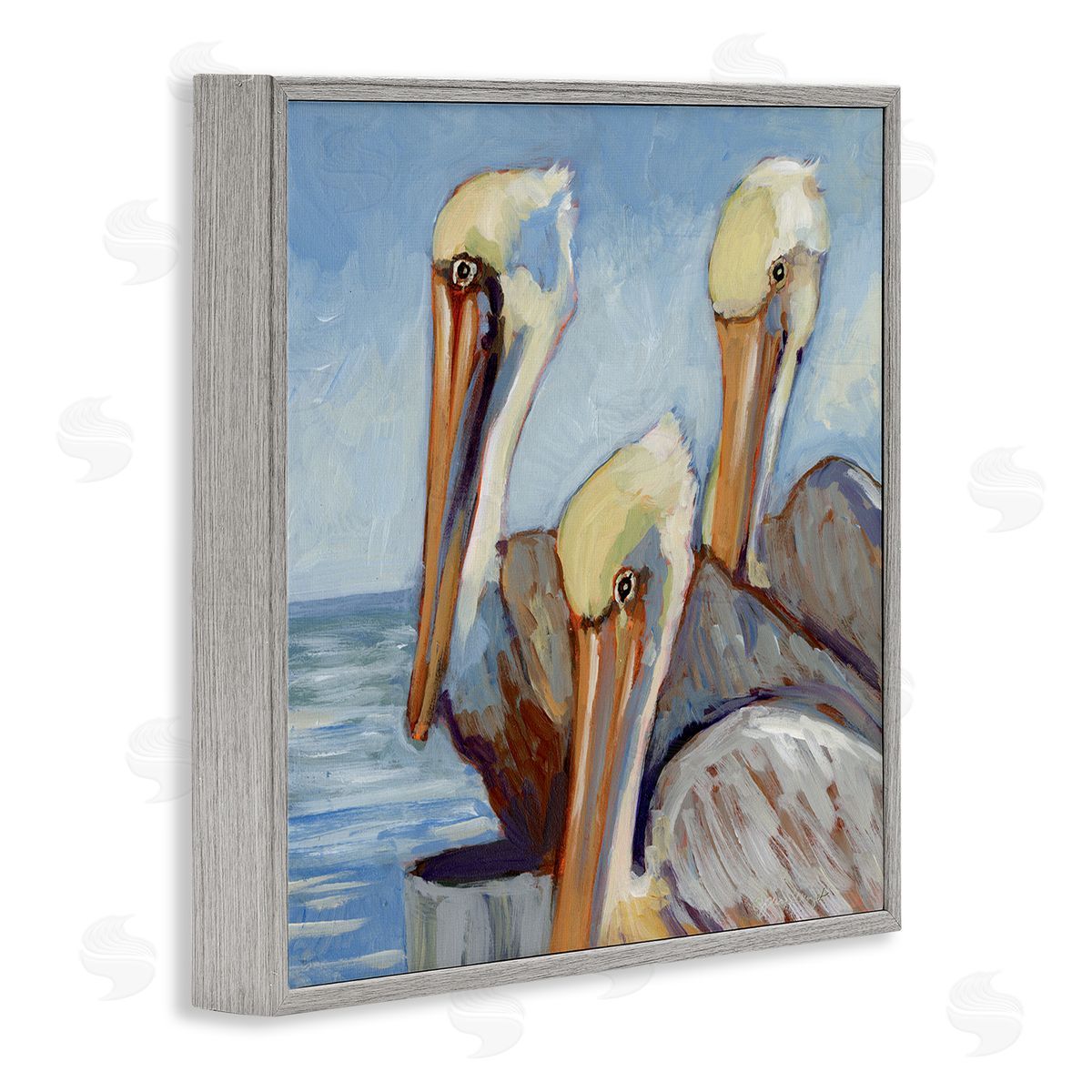 Susan Winget | Nautical Pelican Trio