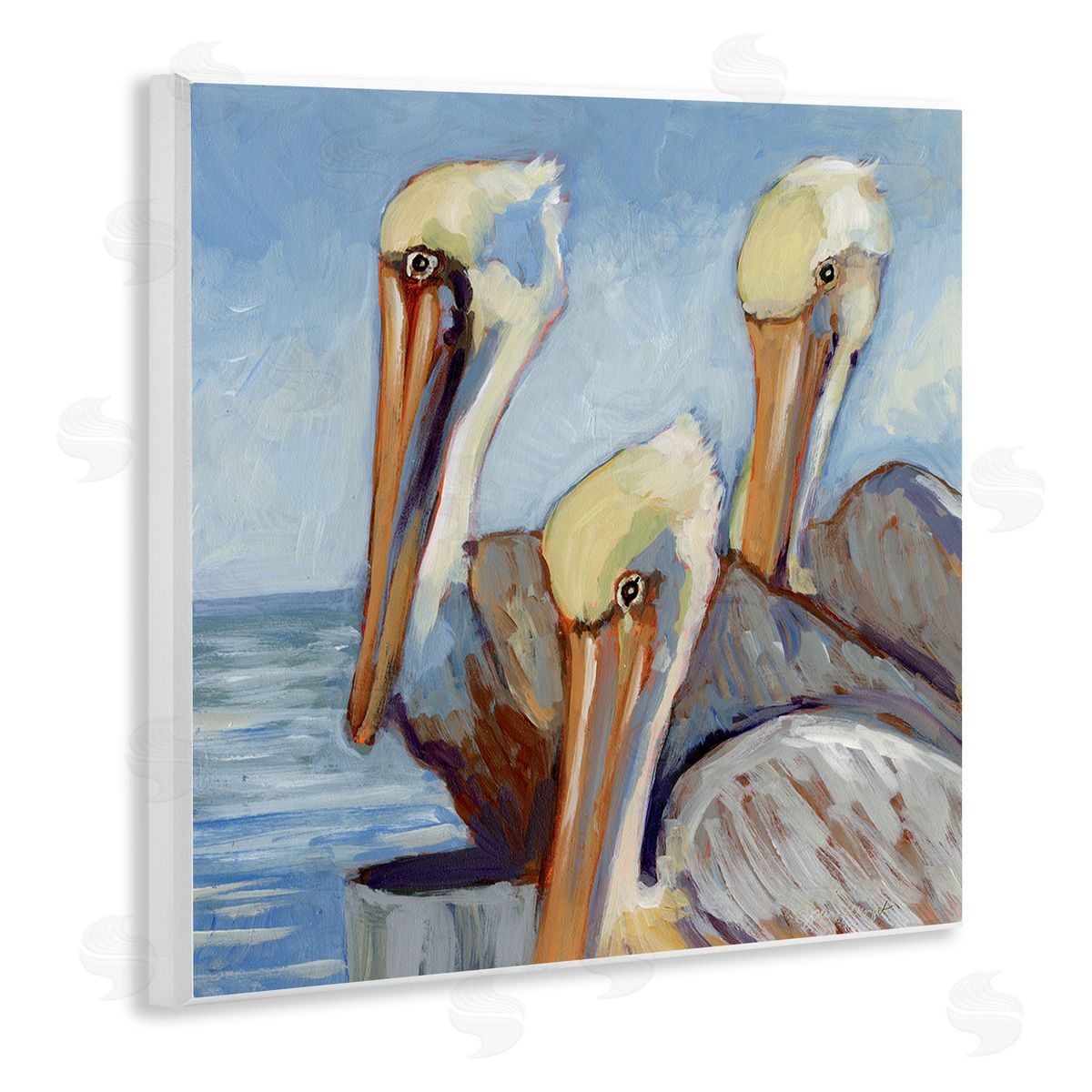 Susan Winget | Nautical Pelican Trio
