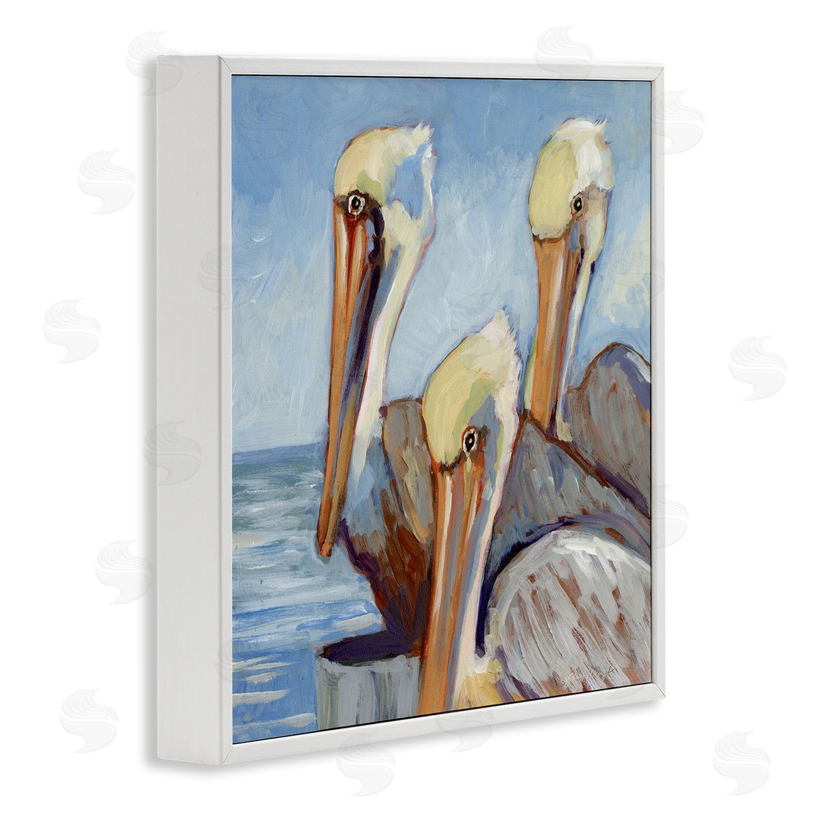 Susan Winget | Nautical Pelican Trio