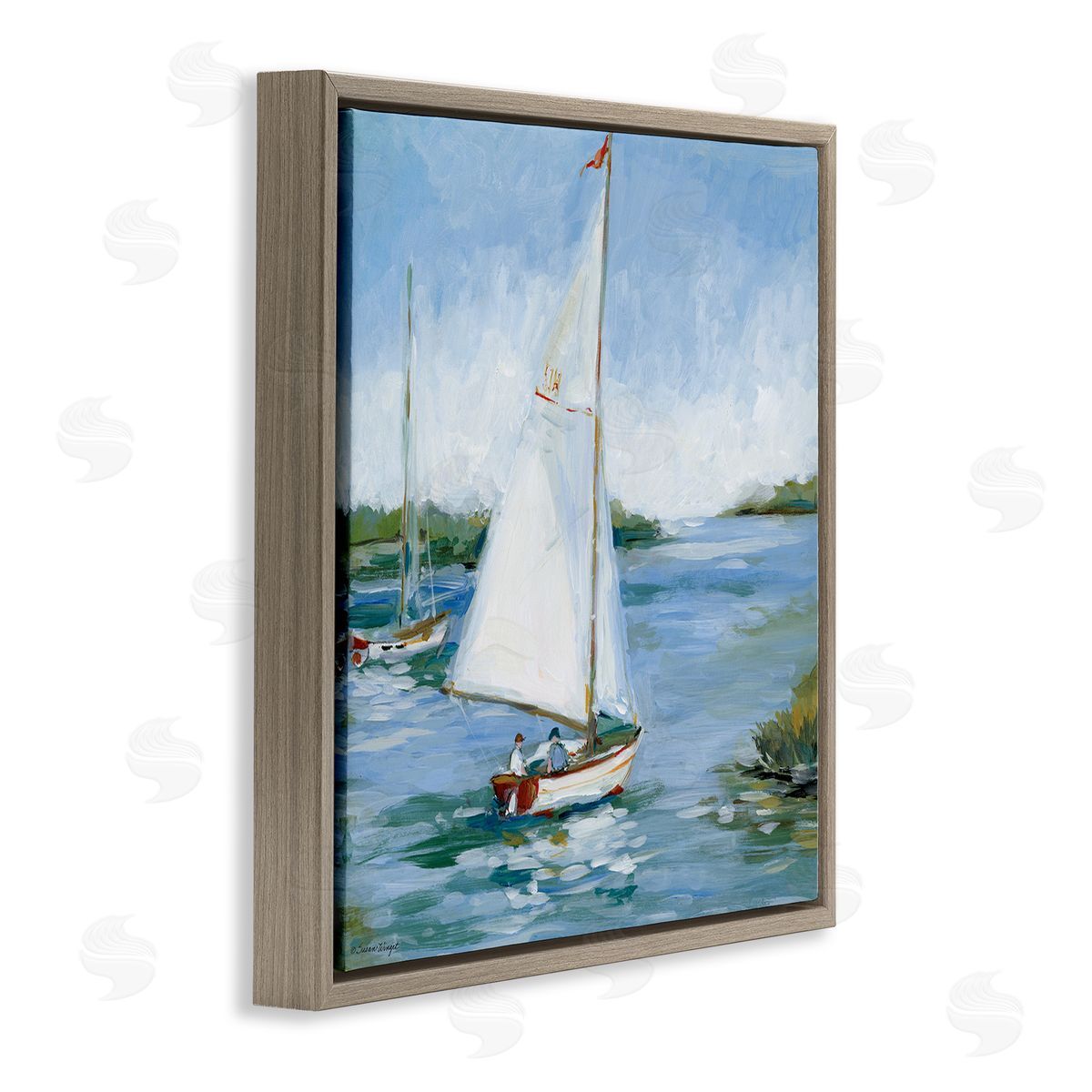 Susan Winget | Two Men on Sailboat