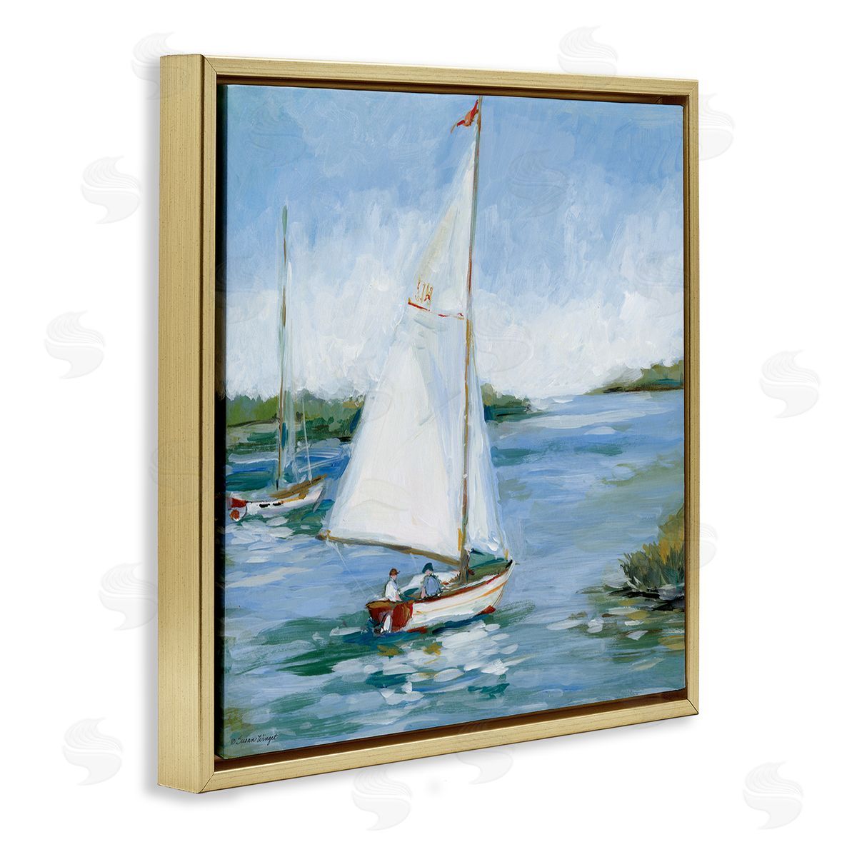 Susan Winget | Two Men on Sailboat