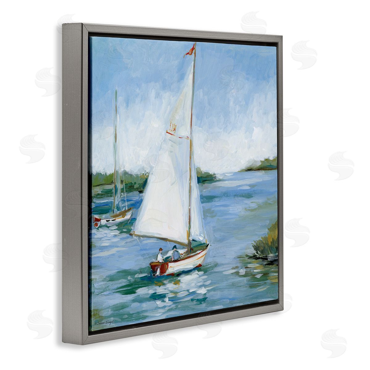 Susan Winget | Two Men on Sailboat