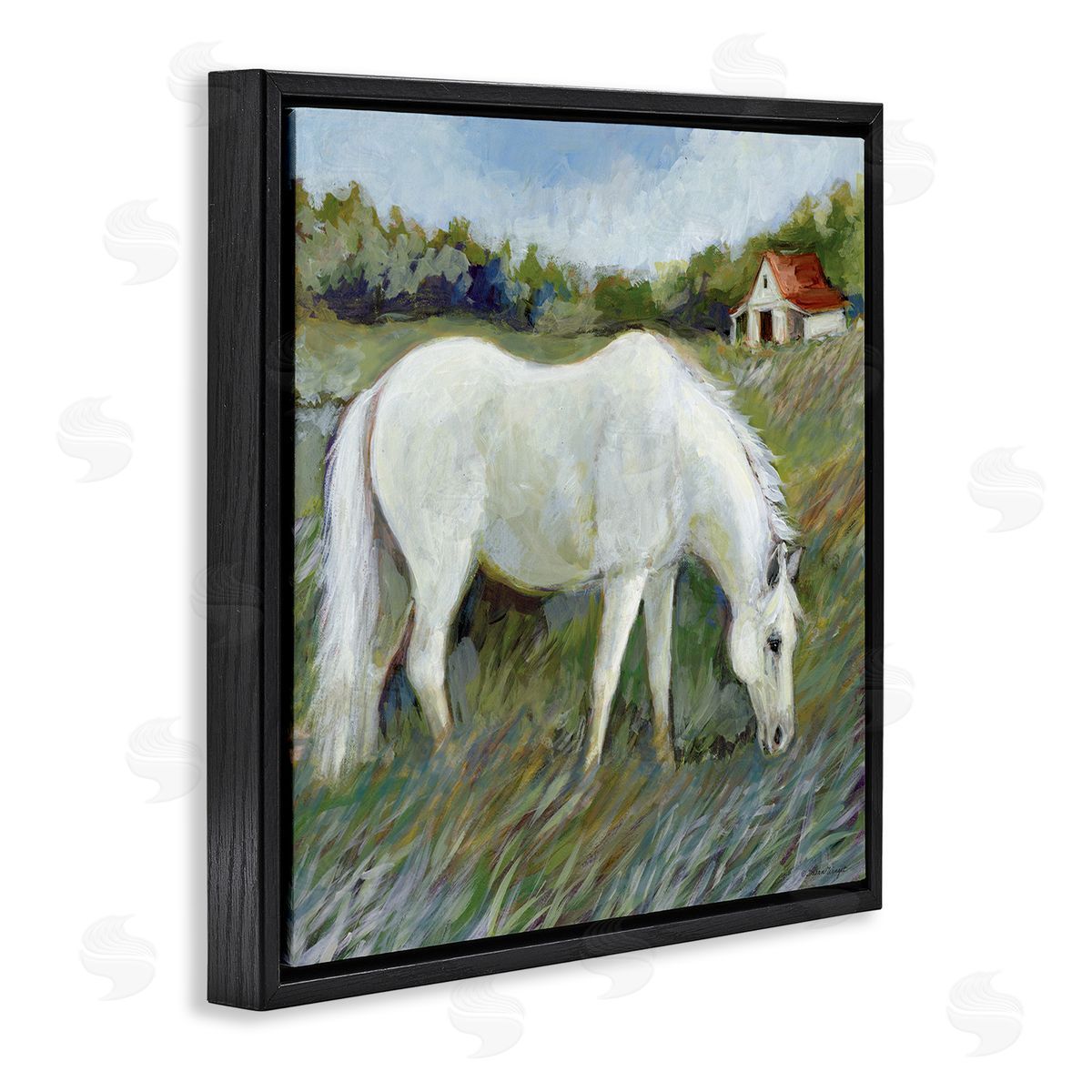 Susan Winget | White Horse In Field