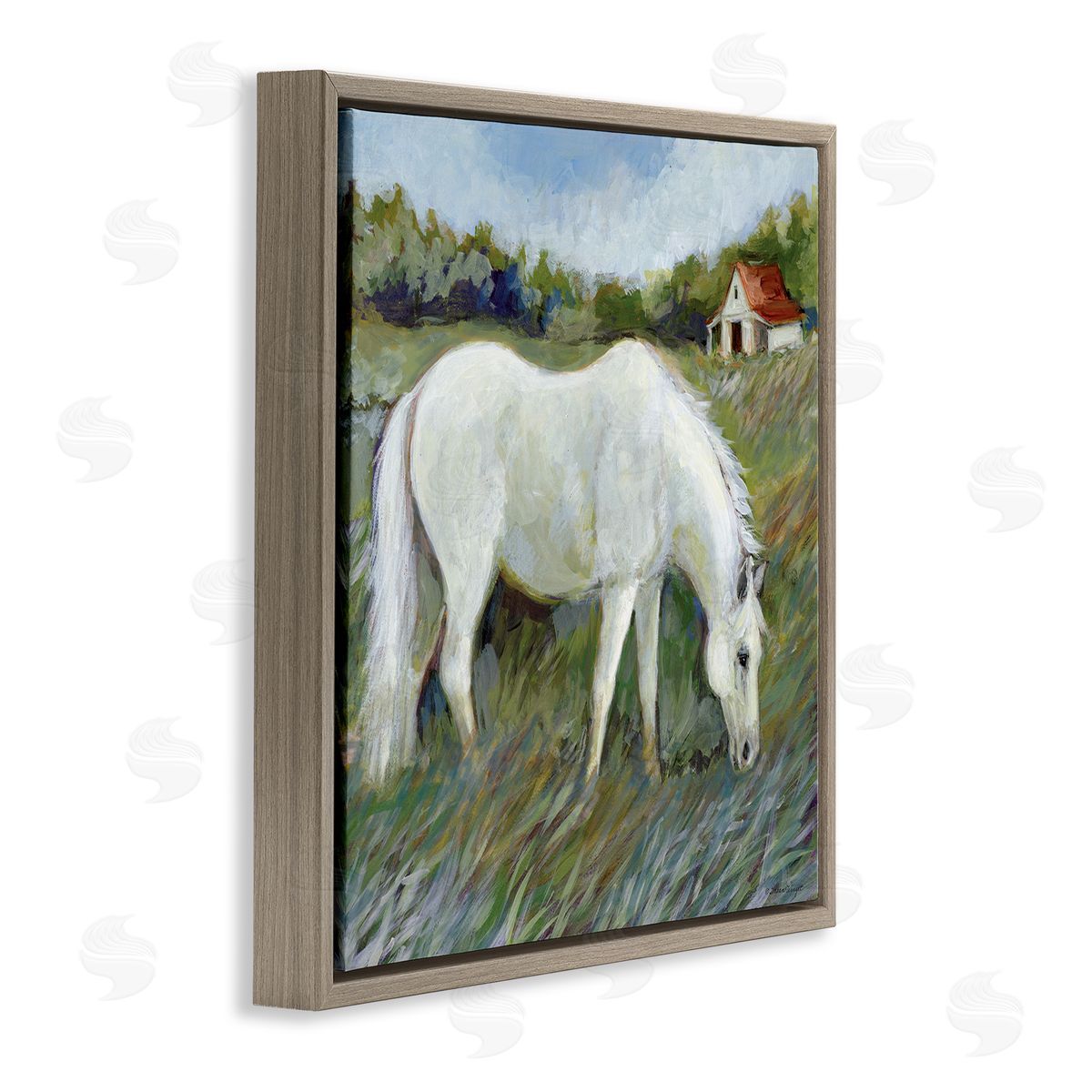 Susan Winget | White Horse In Field