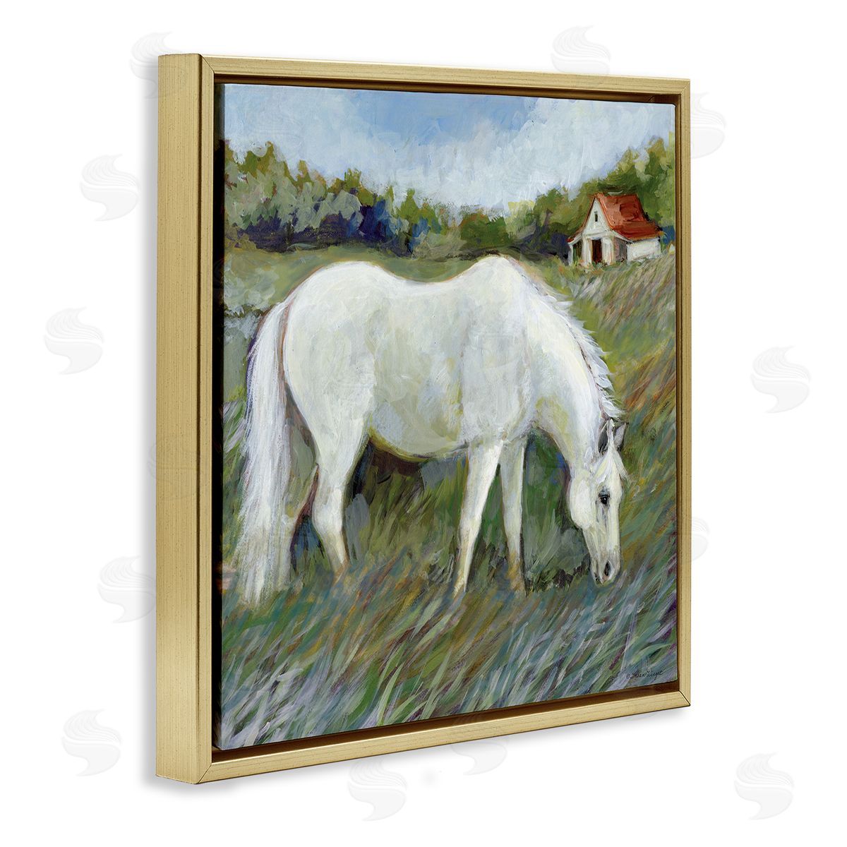 Susan Winget | White Horse In Field