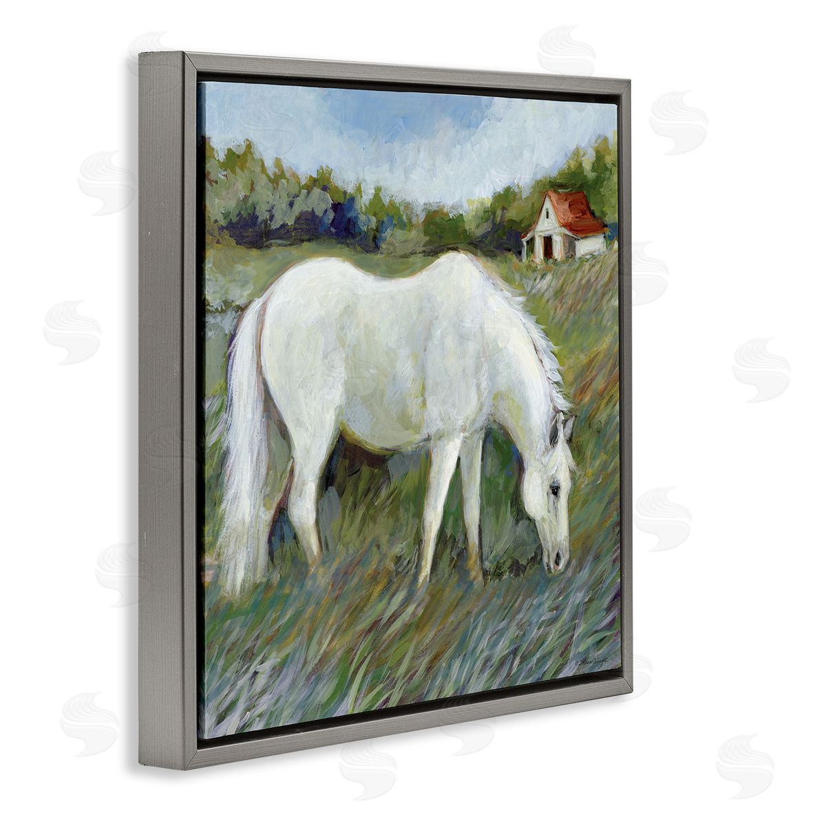 Susan Winget | White Horse In Field