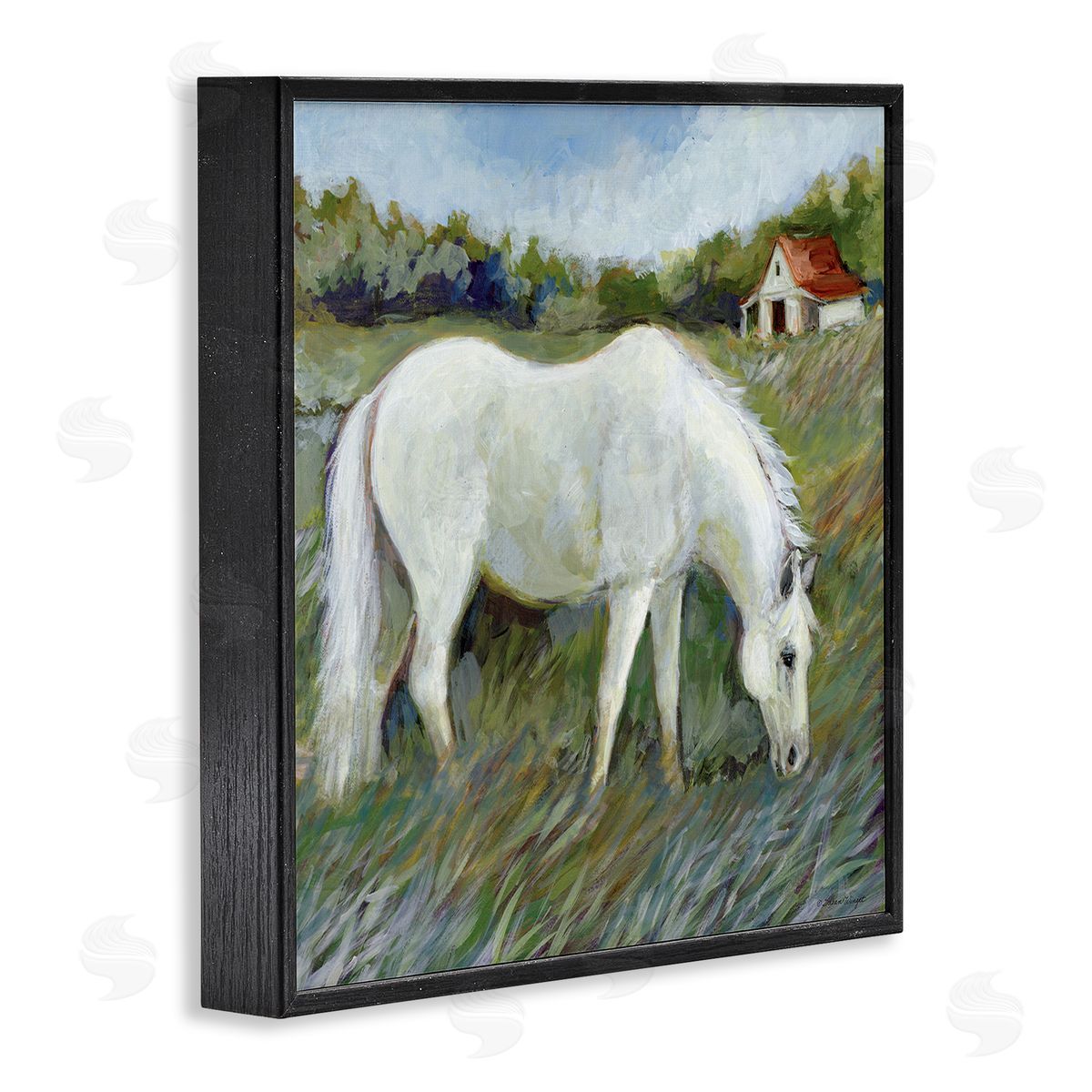 Susan Winget | White Horse In Field