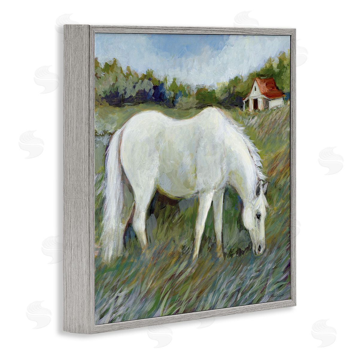 Susan Winget | White Horse In Field