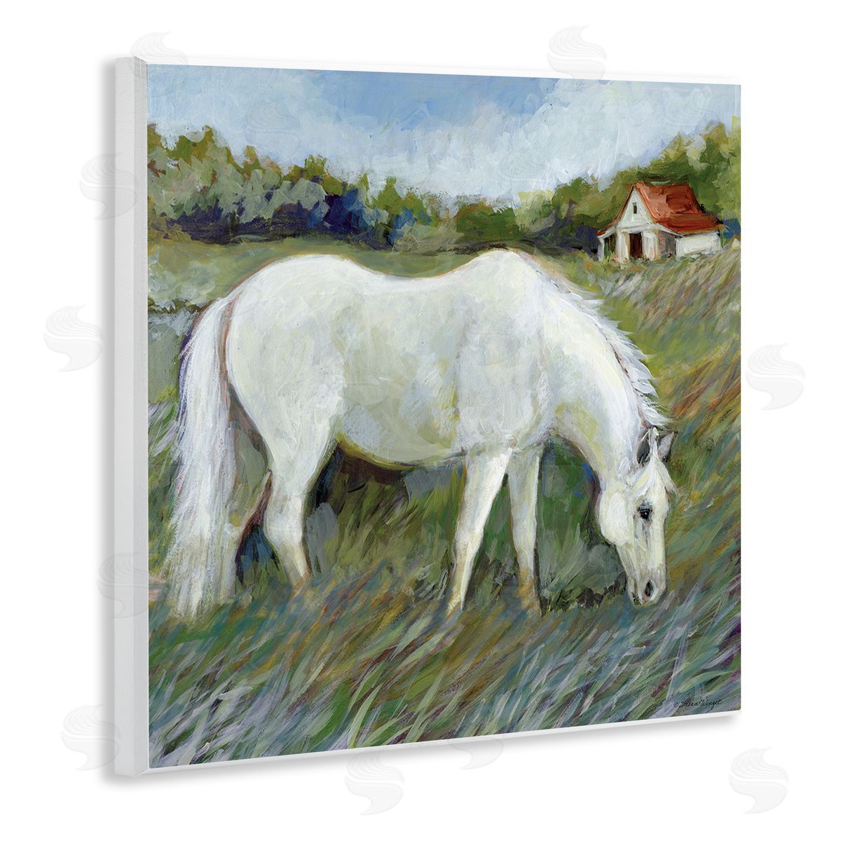 Susan Winget | White Horse In Field