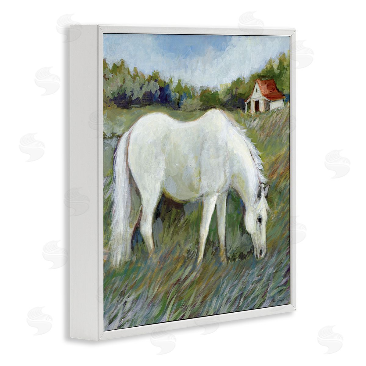 Susan Winget | White Horse In Field