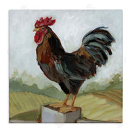 Susan Winget | Rooster Perched On Fence