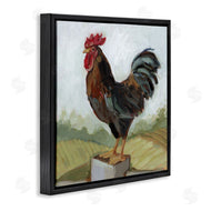 Susan Winget | Rooster Perched On Fence