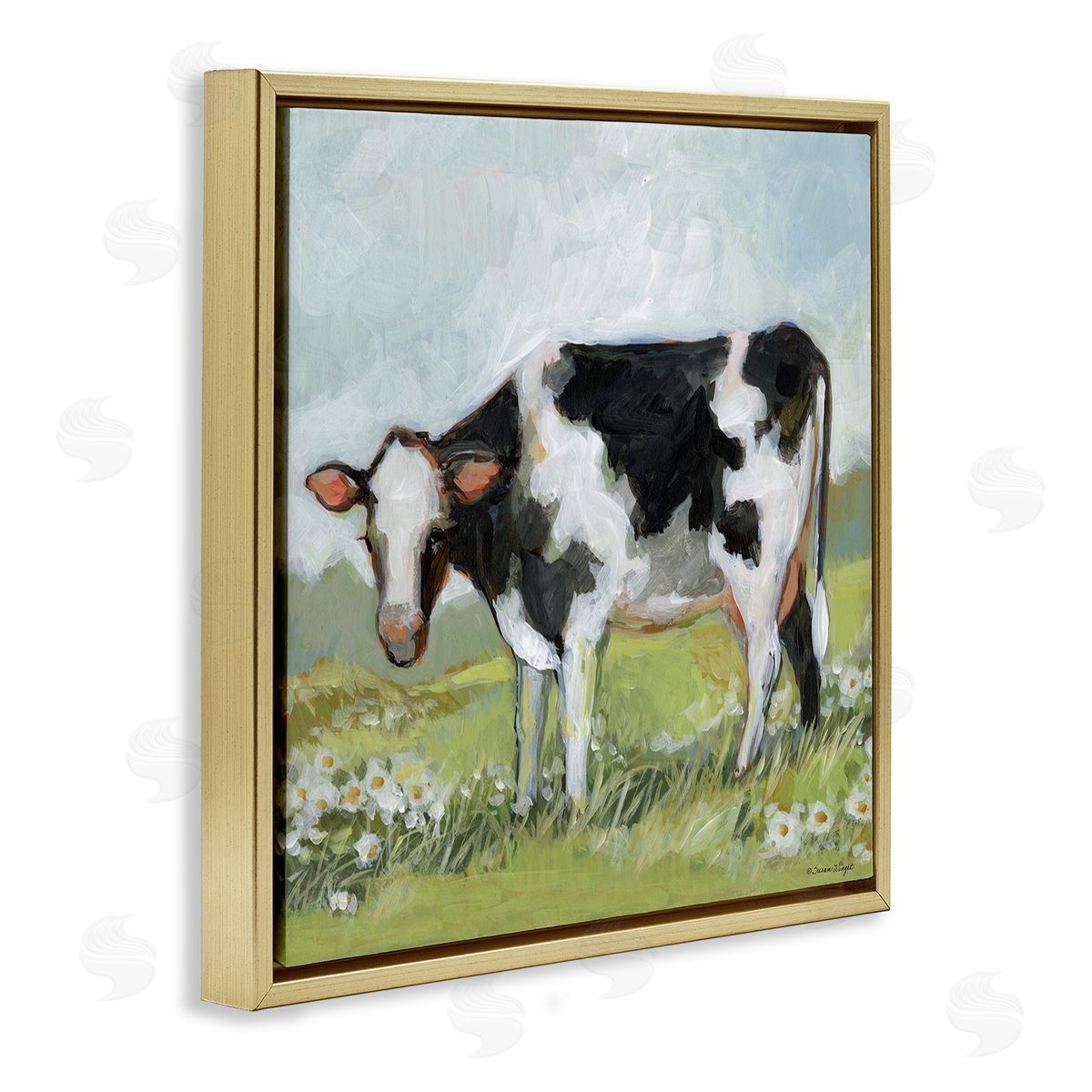 Susan Winget | Black And White Cow
