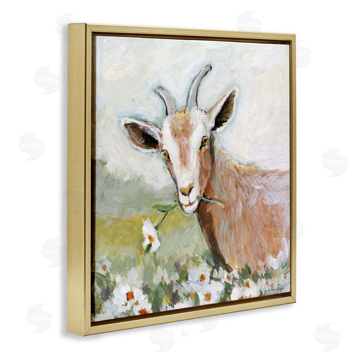Susan Winget | Pastoral Goat & Daisy