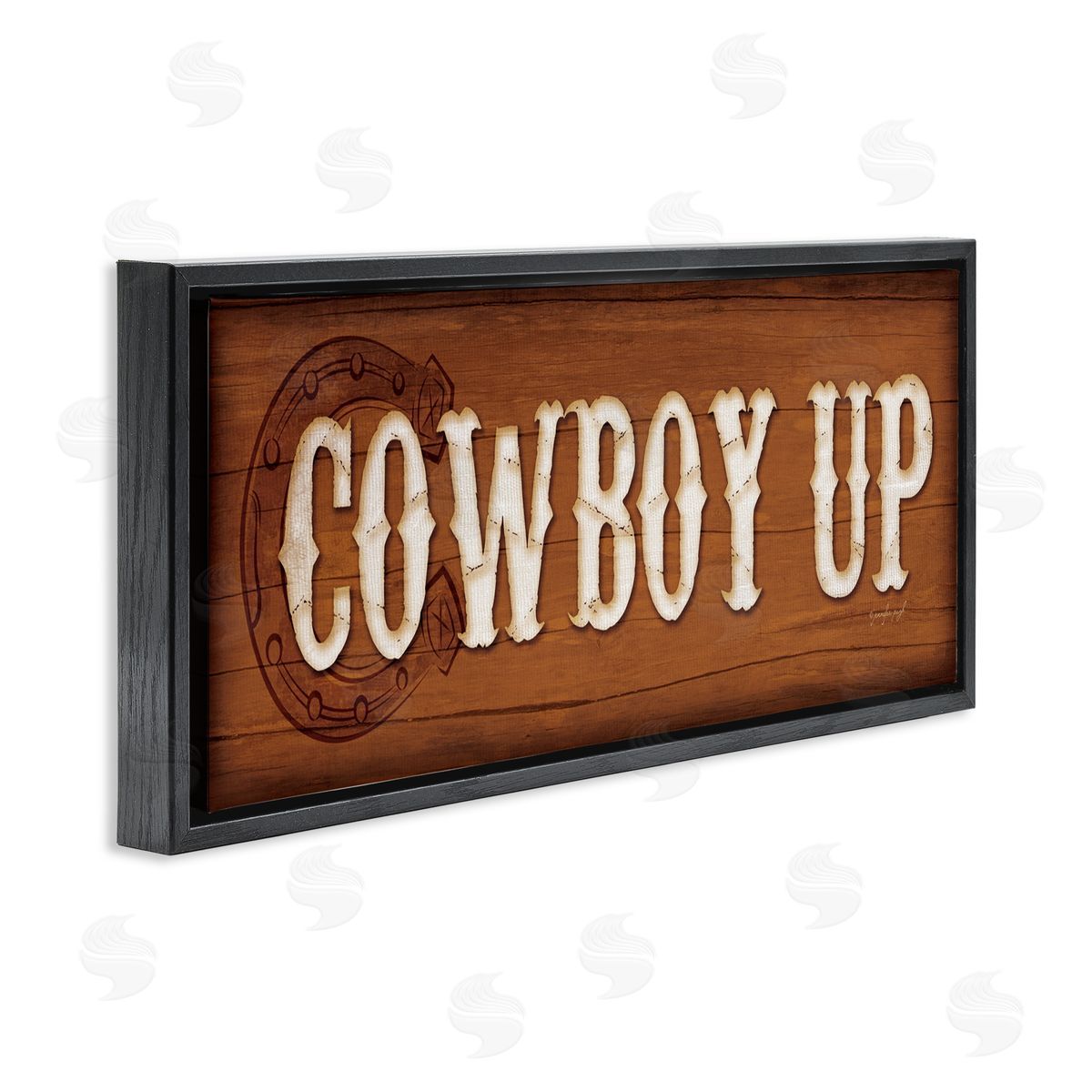 Jennifer Pugh Cowboy Up Ranch Life Canvas Wall Art Print
