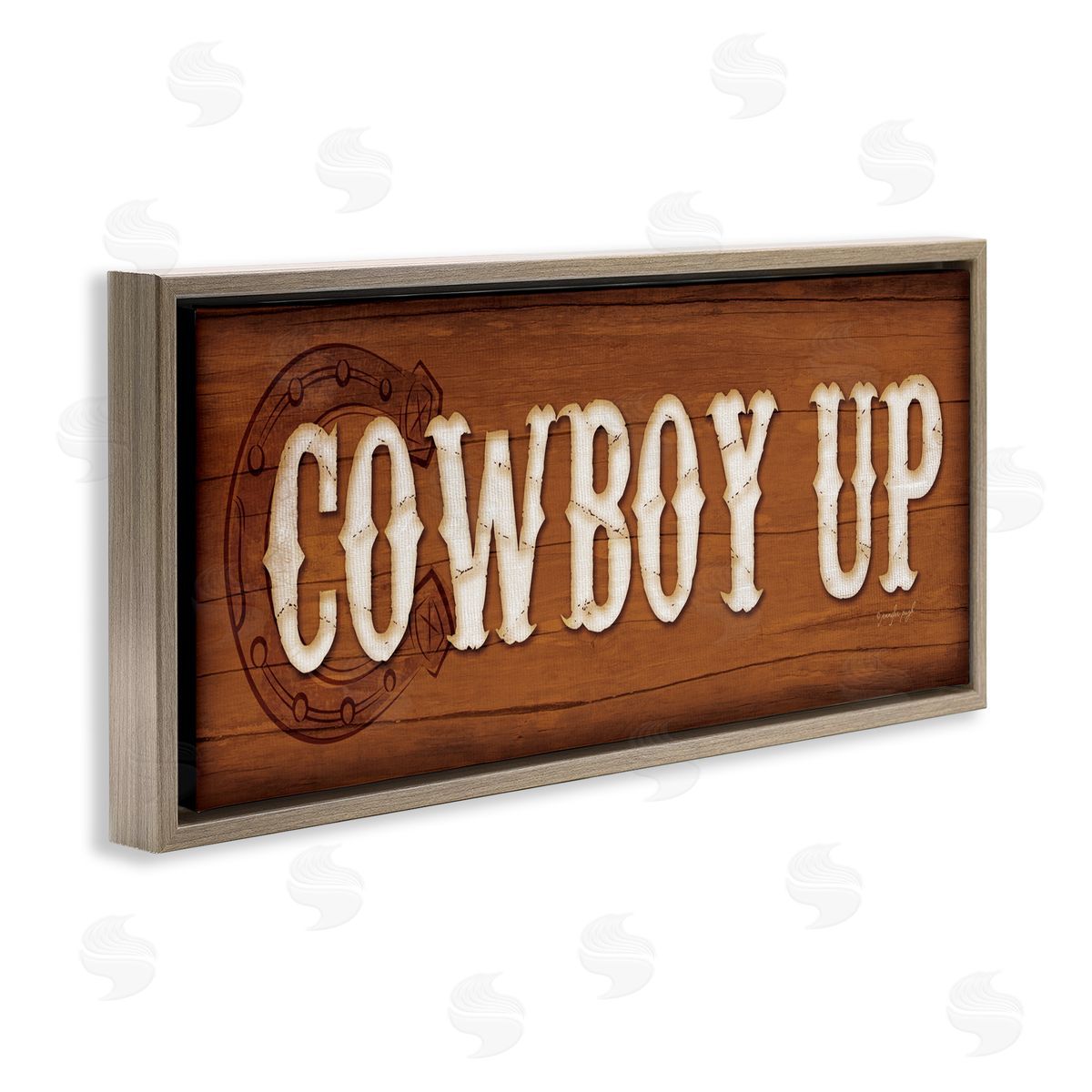Jennifer Pugh Cowboy Up Ranch Life Canvas Wall Art Print