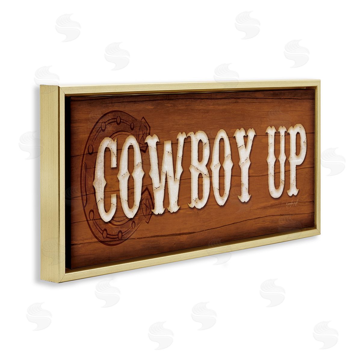 Jennifer Pugh Cowboy Up Ranch Life Canvas Wall Art Print