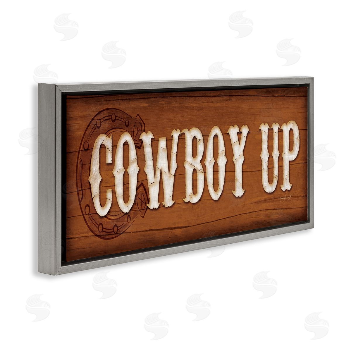 Jennifer Pugh Cowboy Up Ranch Life Canvas Wall Art Print