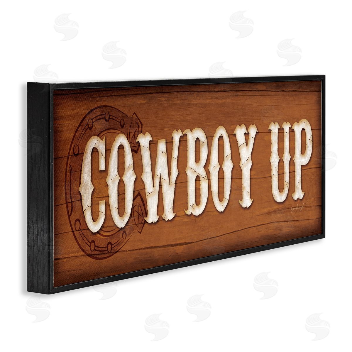Jennifer Pugh Cowboy Up Ranch Life Canvas Wall Art Print