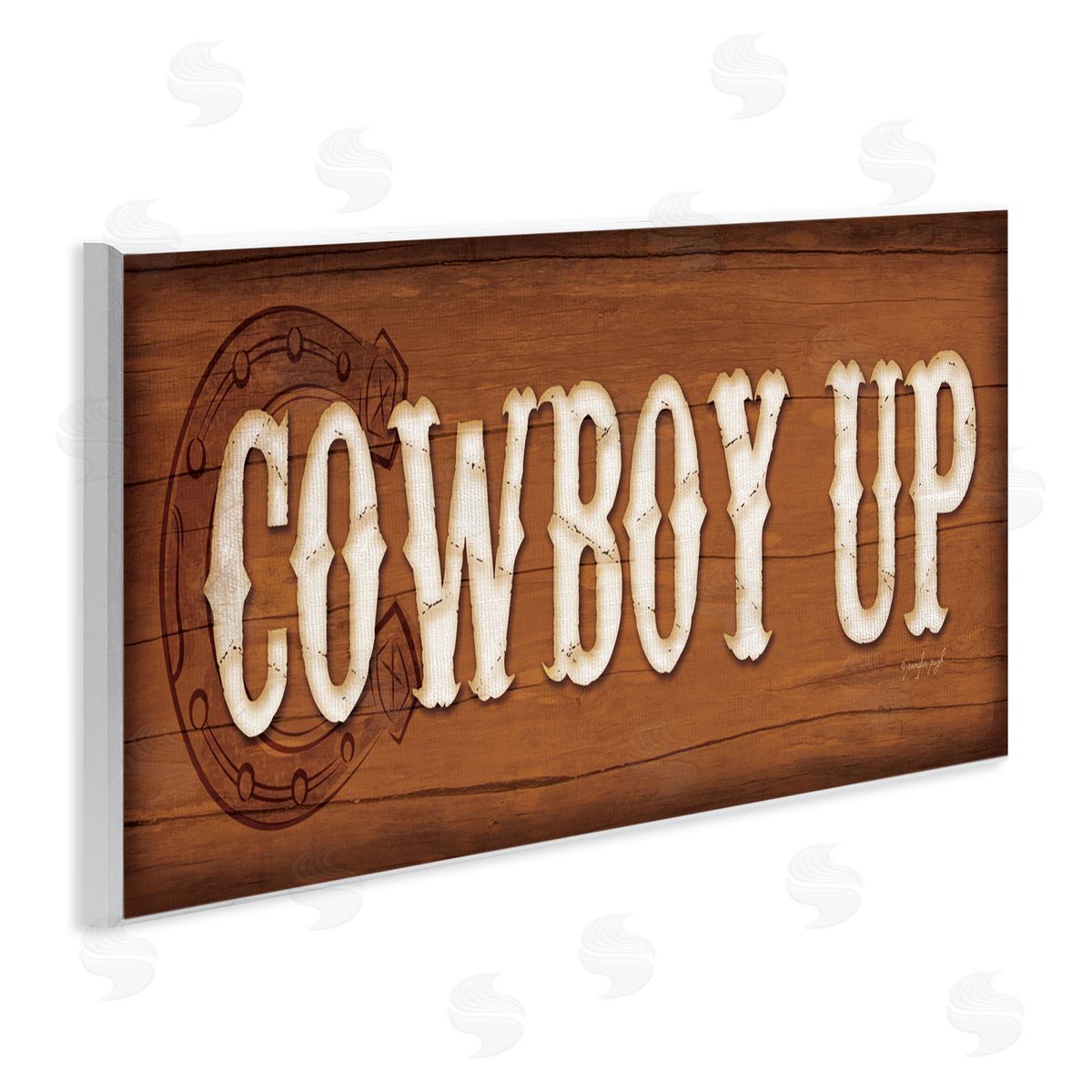Jennifer Pugh Cowboy Up Ranch Life Canvas Wall Art Print