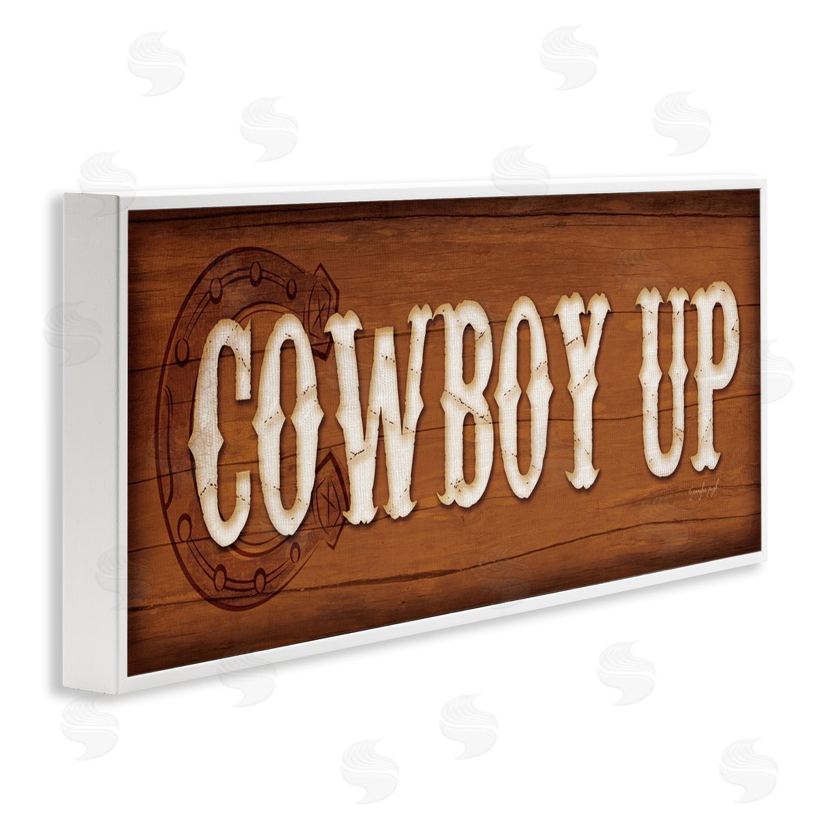 Jennifer Pugh Cowboy Up Ranch Life Canvas Wall Art Print