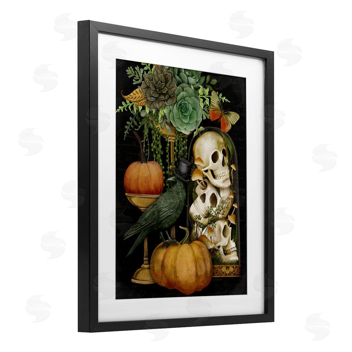 Nicole Tamarin Dark Academia Motif Canvas Wall Art Print