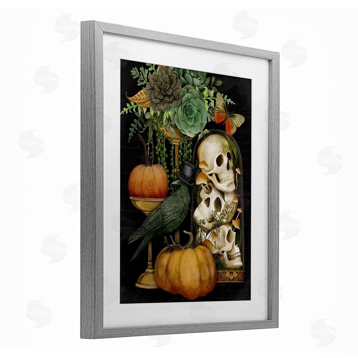 Nicole Tamarin Dark Academia Motif Canvas Wall Art Print