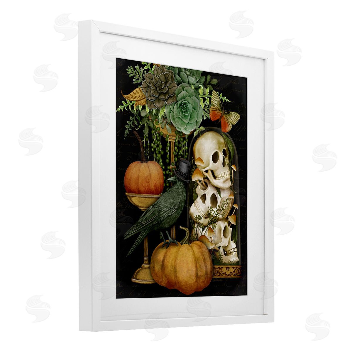 Nicole Tamarin Dark Academia Motif Canvas Wall Art Print