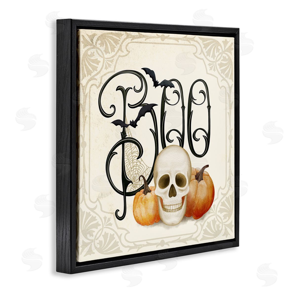 Nicole Tamarin Something Wicked Boo Canvas Wall Art Print