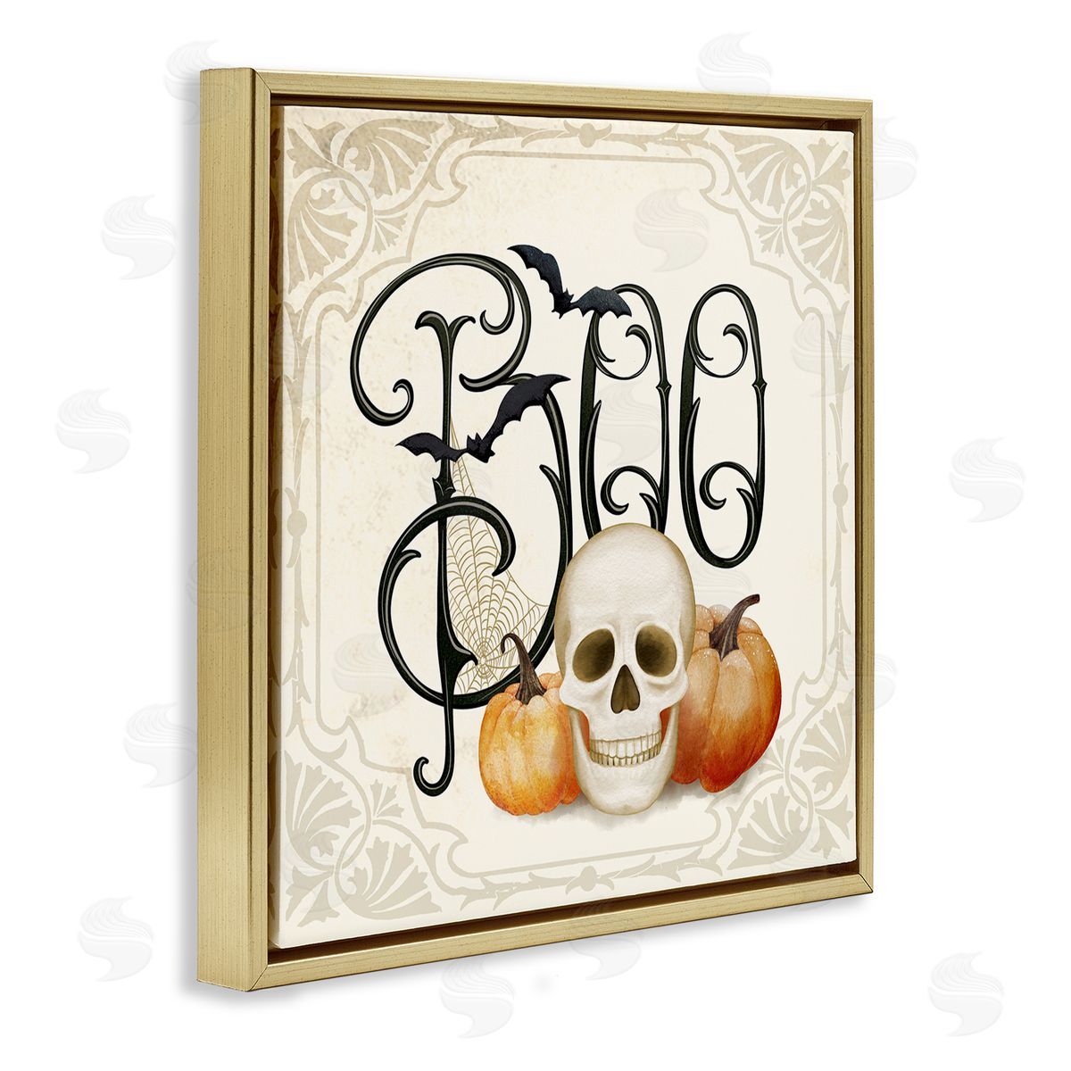 Nicole Tamarin Something Wicked Boo Canvas Wall Art Print