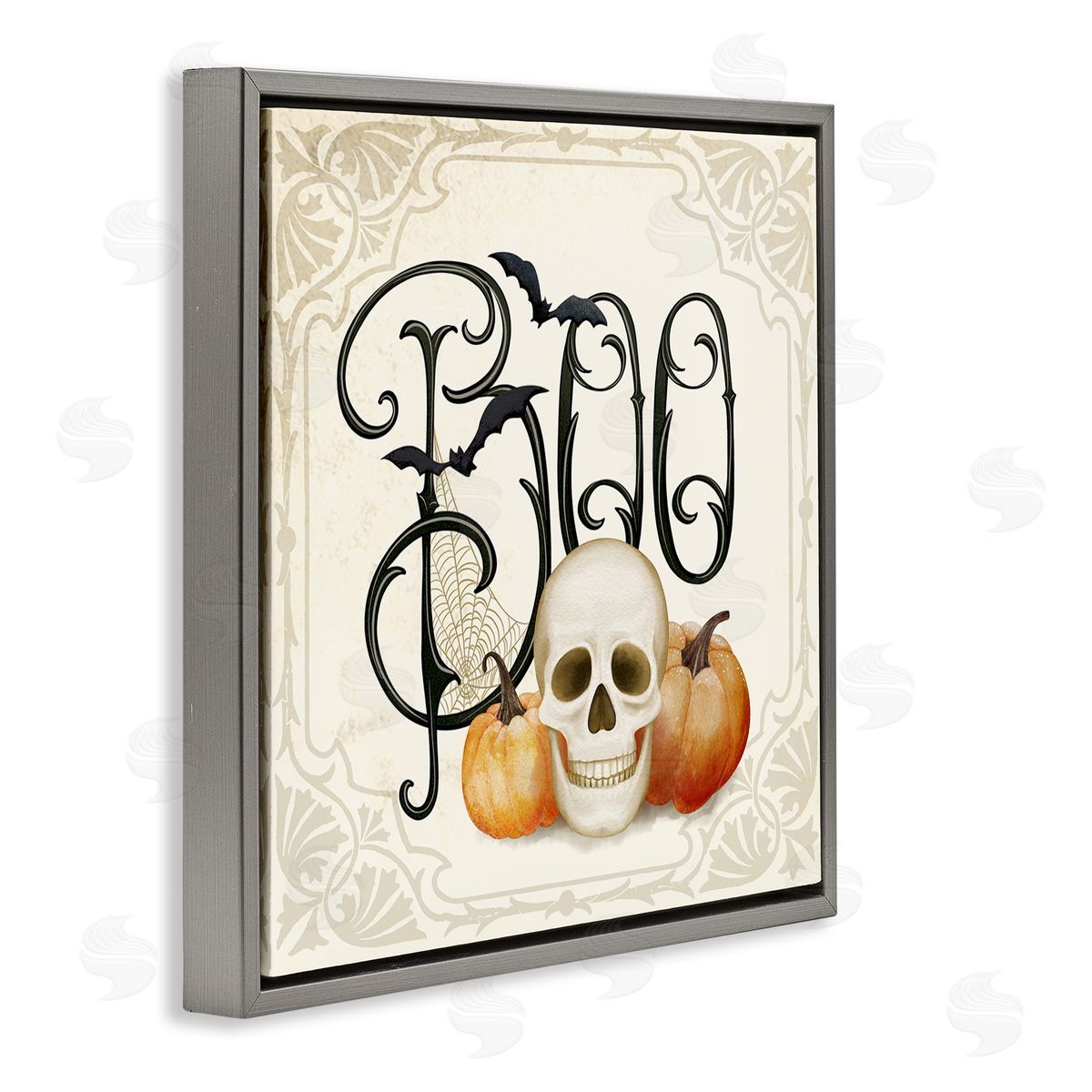 Nicole Tamarin Something Wicked Boo Canvas Wall Art Print