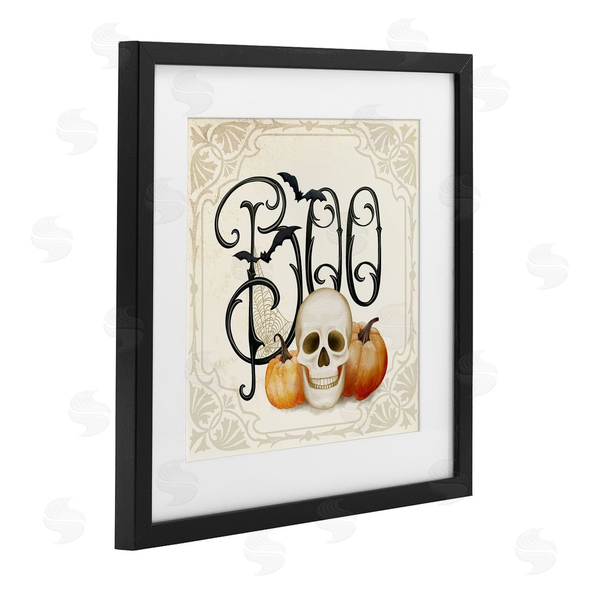 Nicole Tamarin Something Wicked Boo Canvas Wall Art Print