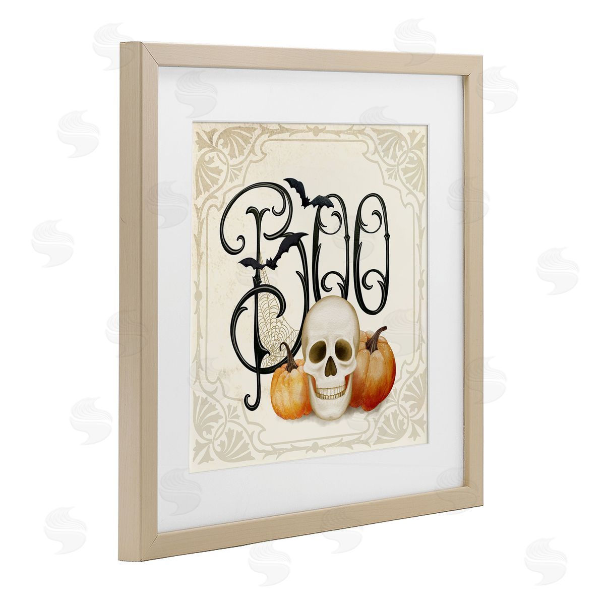 Nicole Tamarin Something Wicked Boo Canvas Wall Art Print