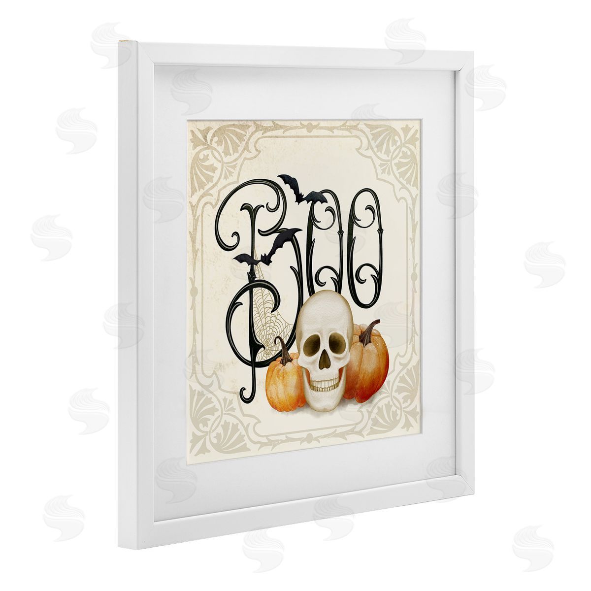 Nicole Tamarin Something Wicked Boo Canvas Wall Art Print