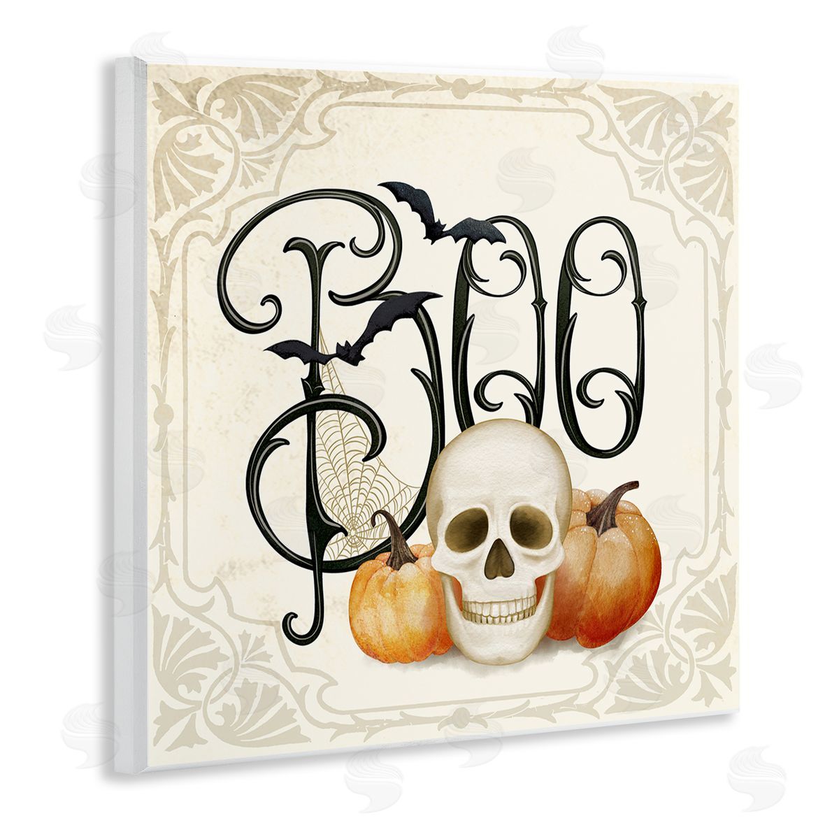 Nicole Tamarin Something Wicked Boo Canvas Wall Art Print