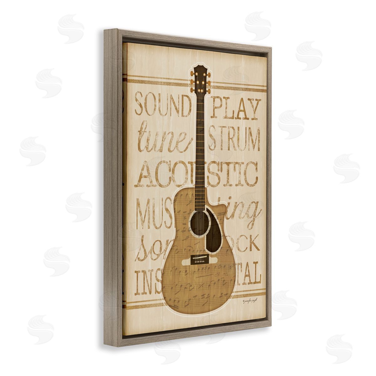 Jennifer Pugh | Garage Band Guitar Motif