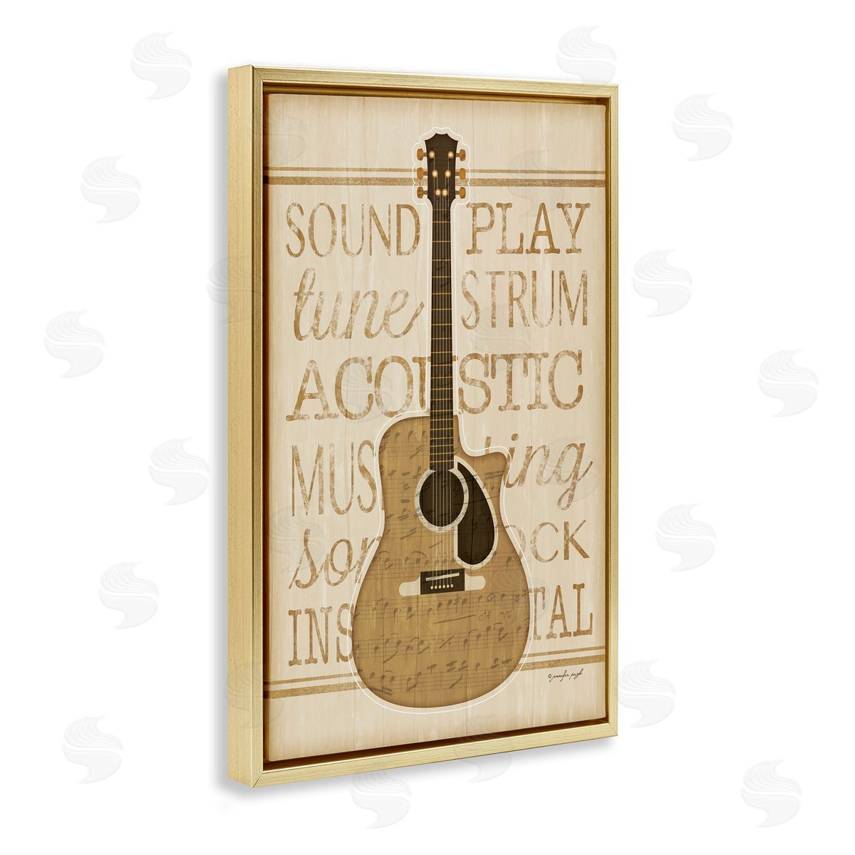 Jennifer Pugh | Garage Band Guitar Motif