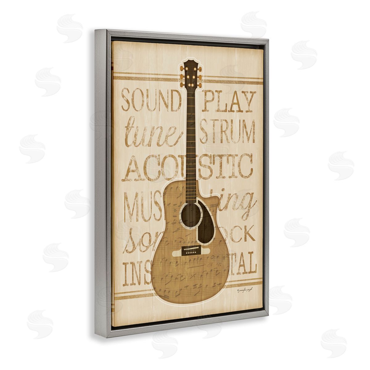 Jennifer Pugh | Garage Band Guitar Motif