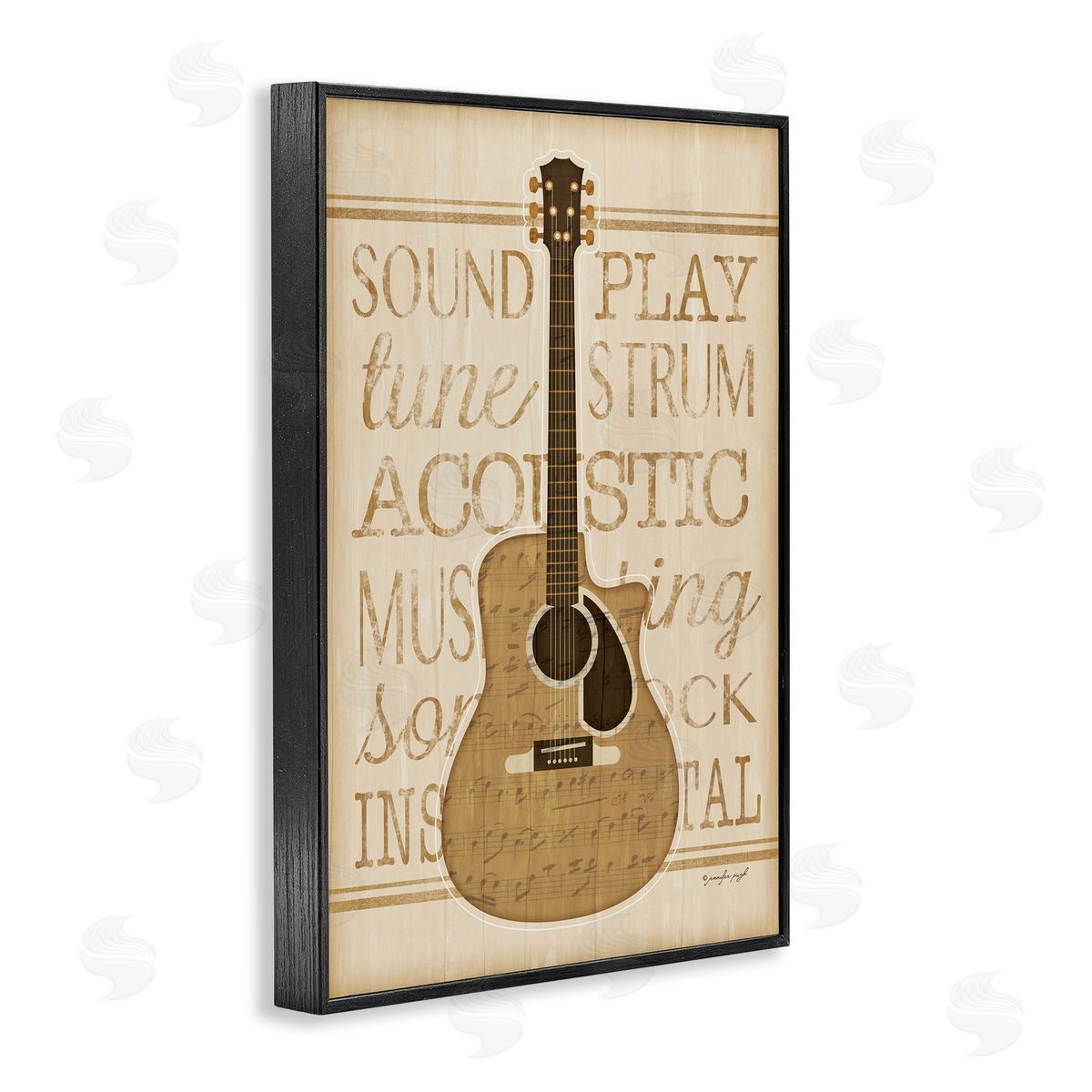 Jennifer Pugh | Garage Band Guitar Motif