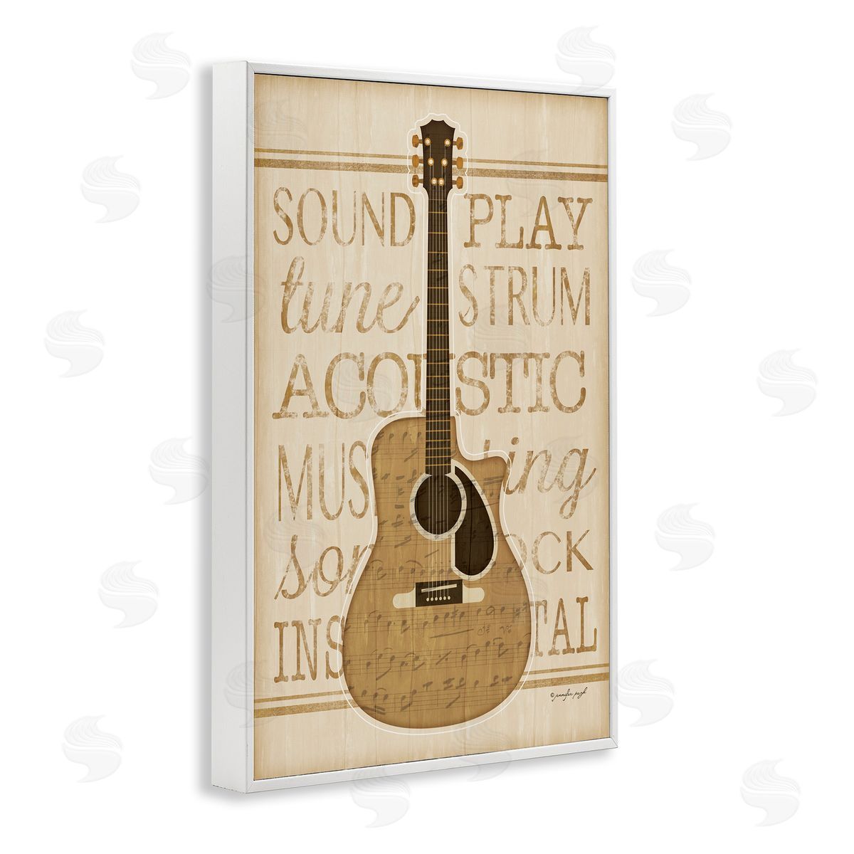 Jennifer Pugh | Garage Band Guitar Motif