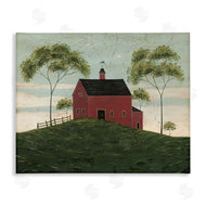 Warren Kimble | Red Barn with Tree Pair