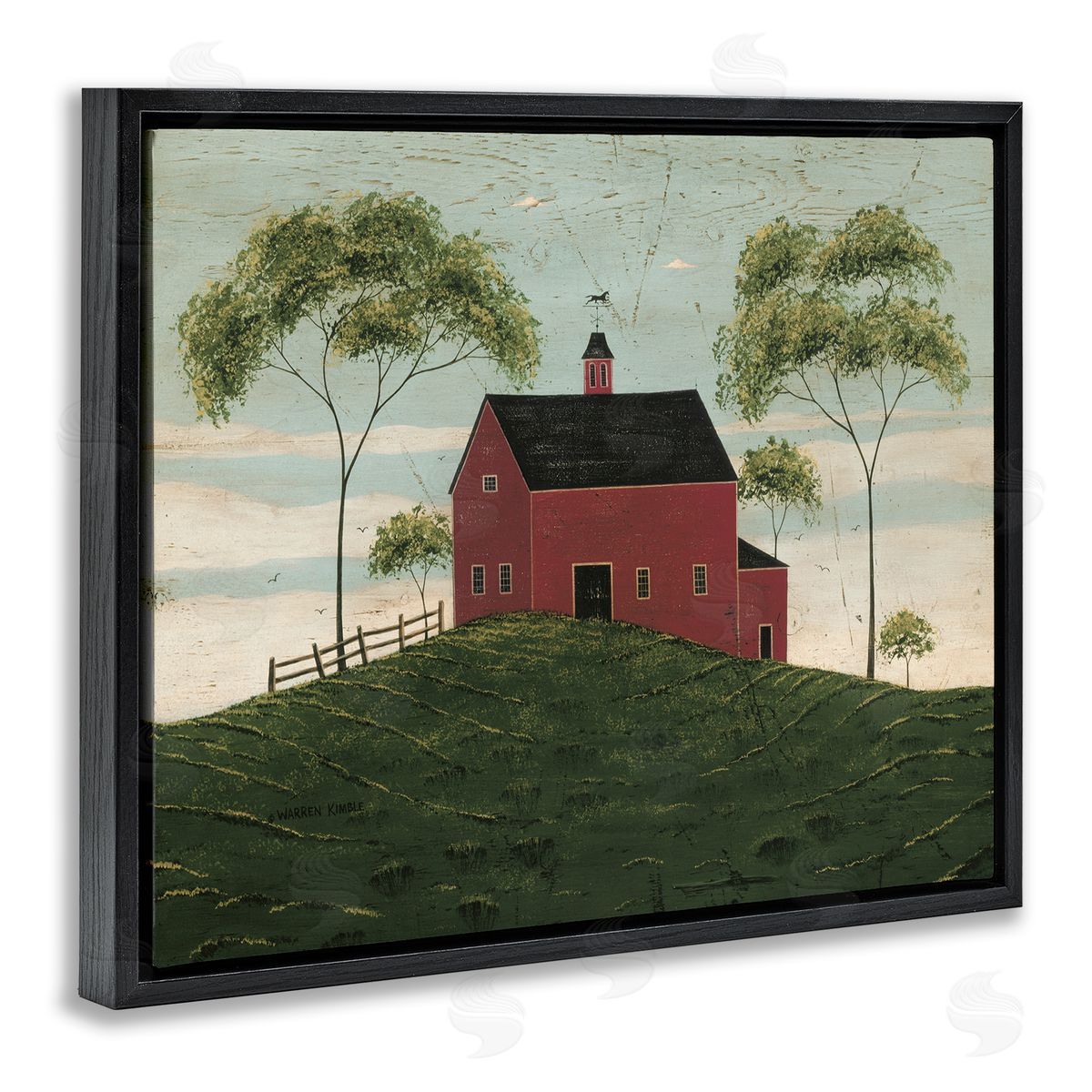 Warren Kimble | Red Barn with Tree Pair