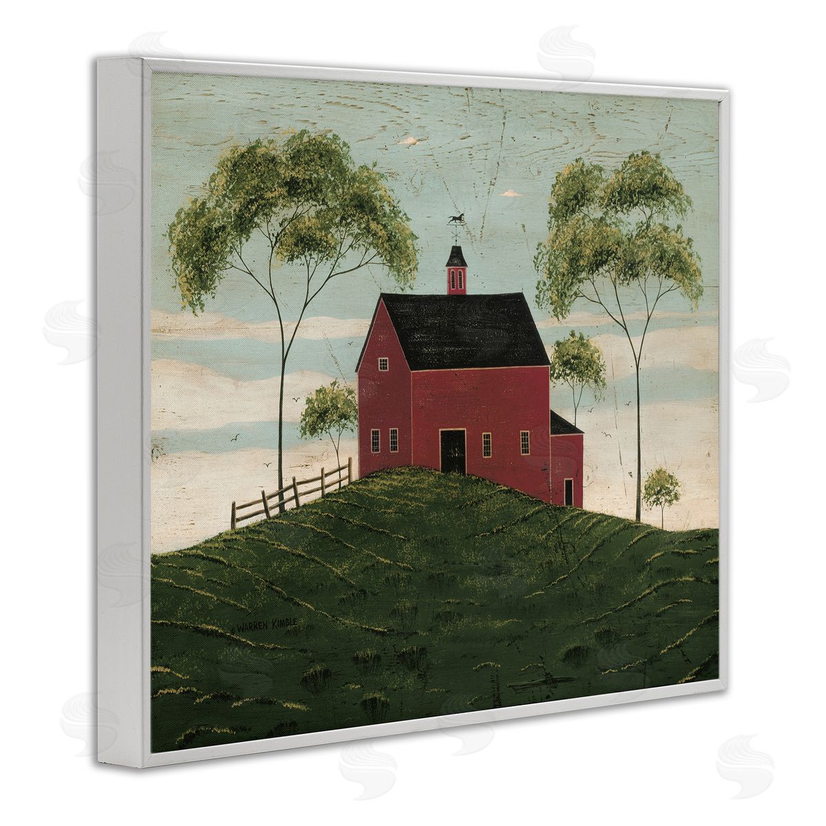 Warren Kimble | Red Barn with Tree Pair
