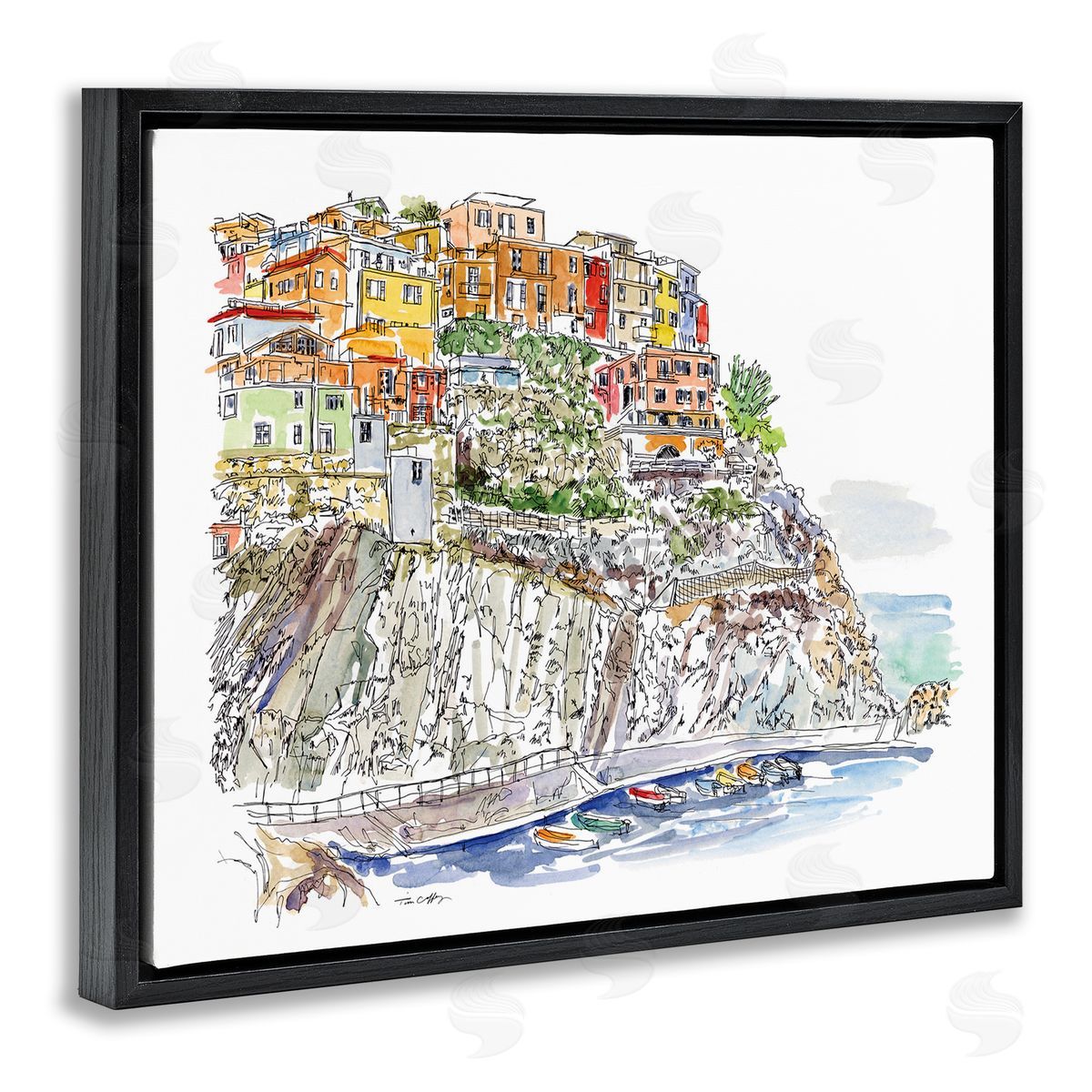 Tim Coffey Wanderlust Seaside Motif Canvas Wall Art Print