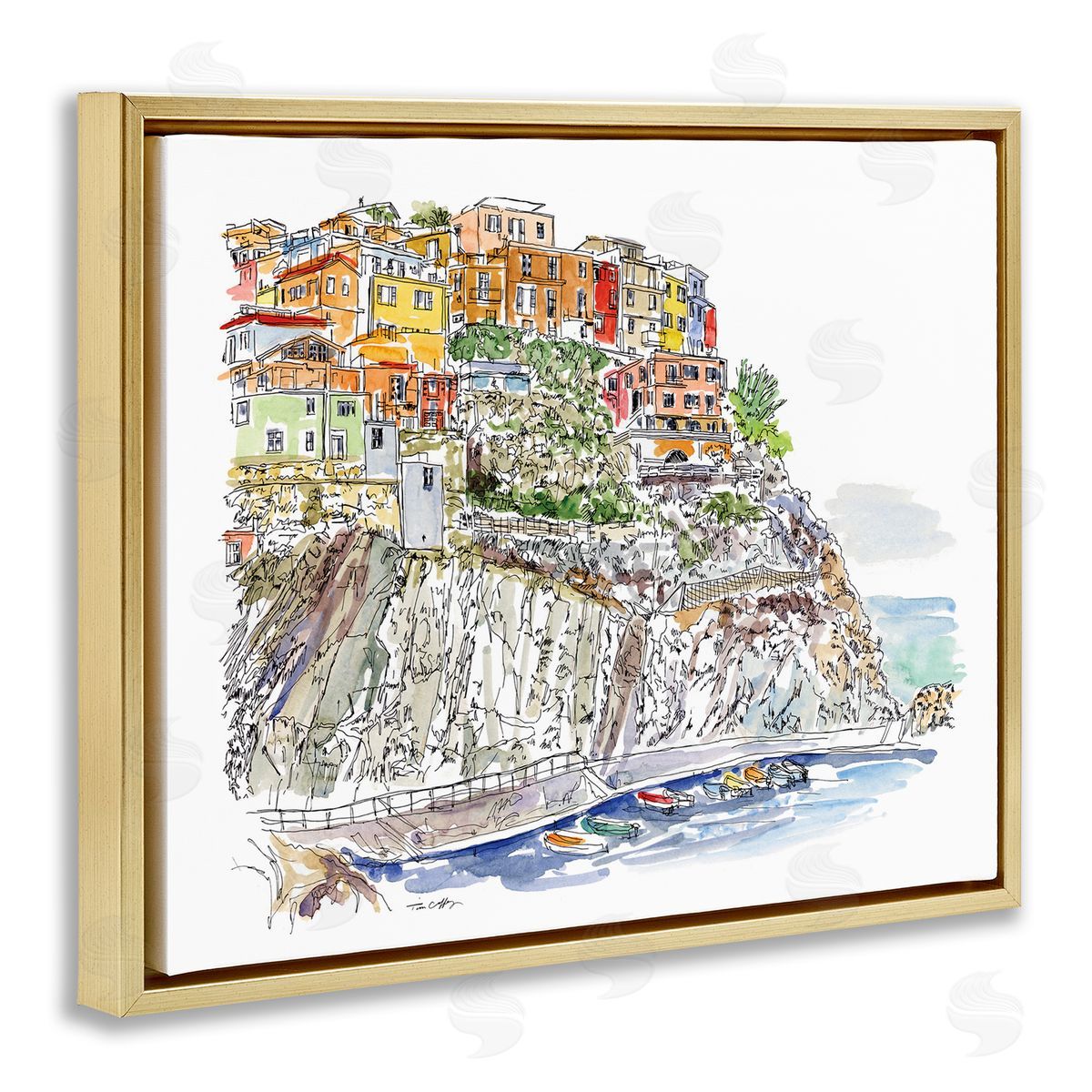Tim Coffey Wanderlust Seaside Motif Canvas Wall Art Print