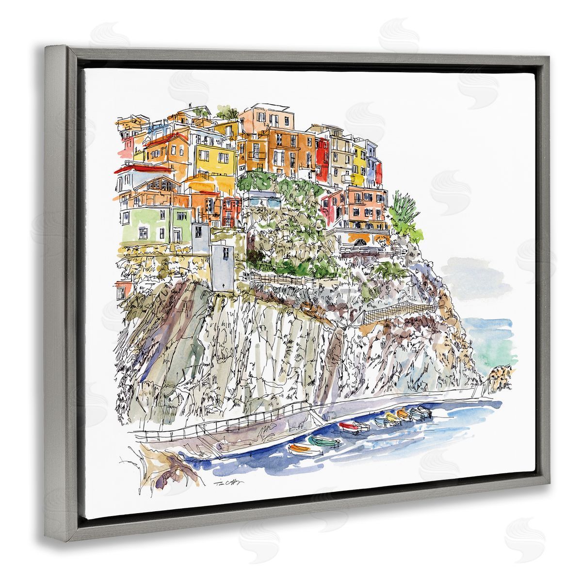 Tim Coffey Wanderlust Seaside Motif Canvas Wall Art Print