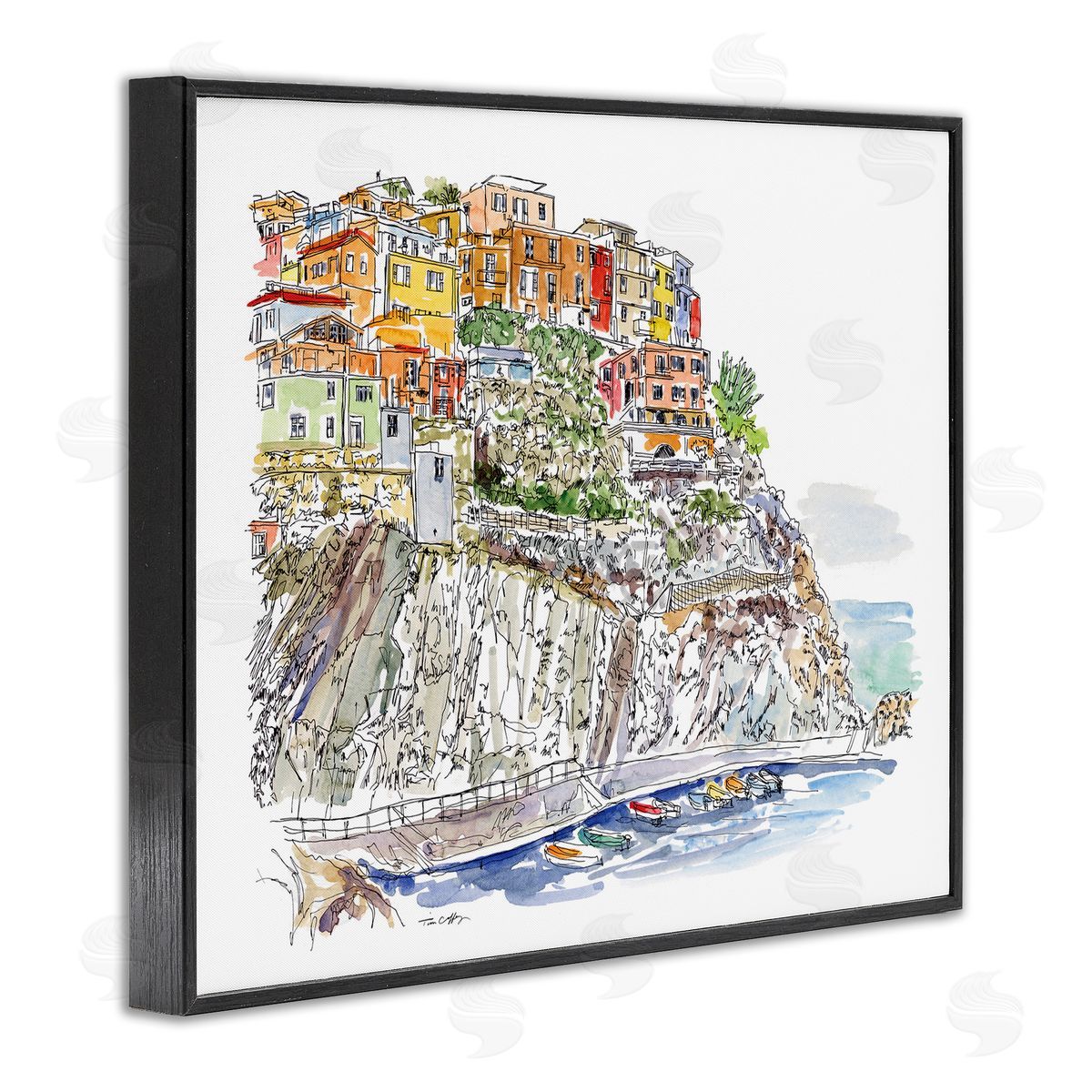 Tim Coffey Wanderlust Seaside Motif Canvas Wall Art Print
